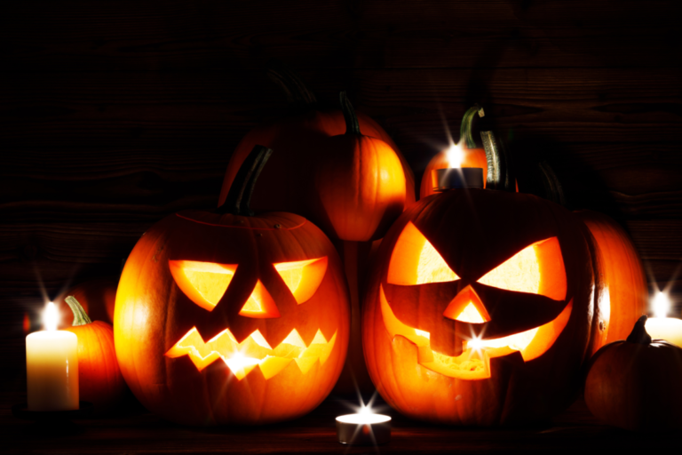 glowing jack-o-lanterns for halloween activities around grand junction